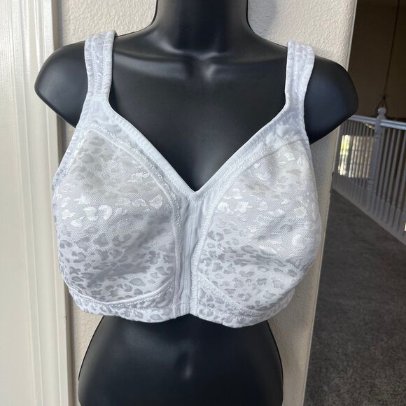 New Deyllo Women's Wirefree Non Padded Plus Size Full Coverage Bra Size 38G #415 - Picture 2 of 10